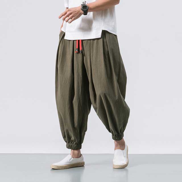 Hakama Jogger Pants | Eiyo Kimono
