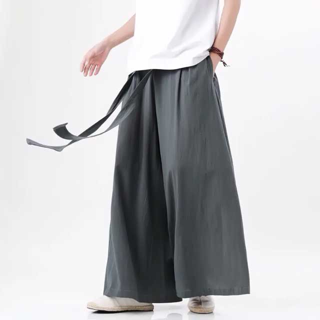 Palazzo Pants, Wide Leg Pants, Wool Pants, Plus Size Clothing, Loose Pants, Japanese Clothing, Grey Pants, Women Trousers, Long Pants 2024