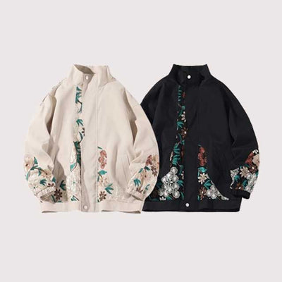 Embroidery Harajuku Bomber Jacket | Eiyo Kimono