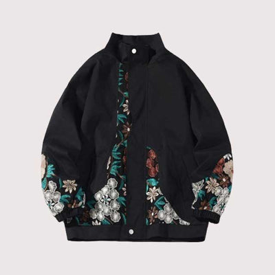 Embroidery Harajuku Bomber Jacket | Eiyo Kimono