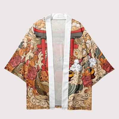 Japanese Daruma Doll Haori | Eiyo Kimono