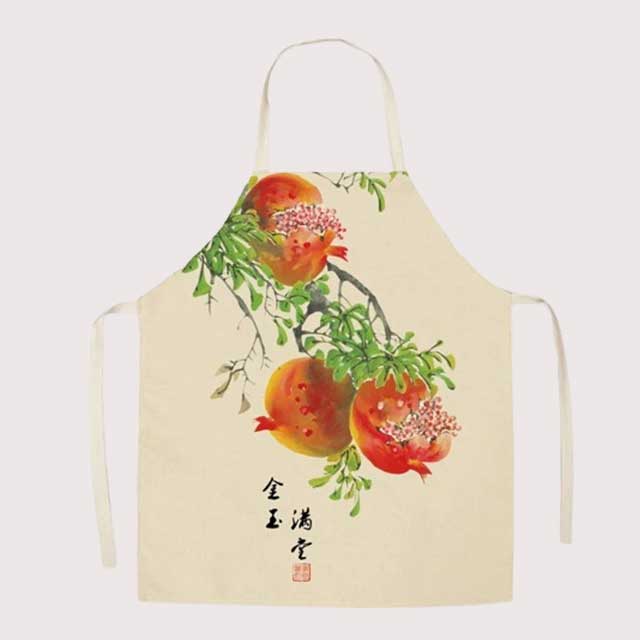 Japanese Linen Apron | Eiyo Kimono