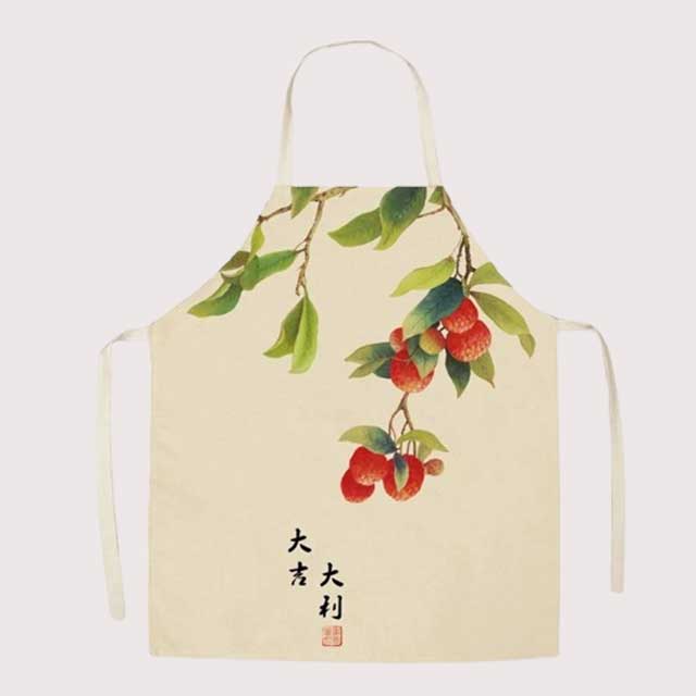 Japanese Linen Apron | Eiyo Kimono