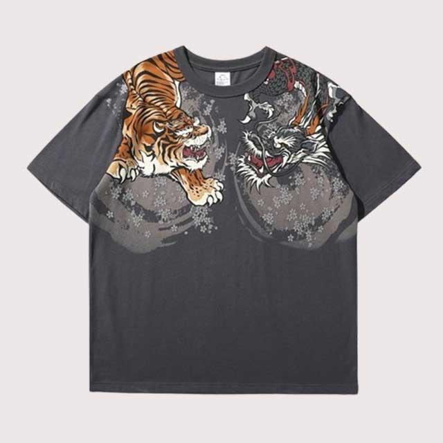 Japanese Tiger T-Shirt | Eiyo Kimono