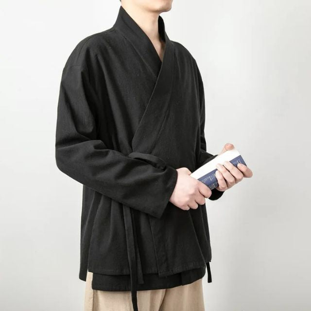 Japanese style kimono sleeve shirt relaxed fit - eiyo kimono