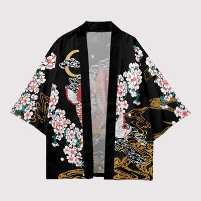 Koi & Sakura Haori Set | Eiyo Kimono