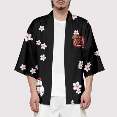 Lucky Cat Haori | Eiyo Kimono