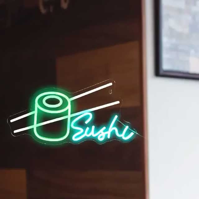 Sushi Neon Lights | Eiyo Kimono