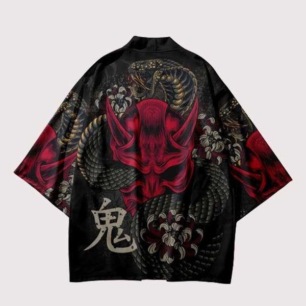 Oni & Snake Haori | Eiyo Kimono