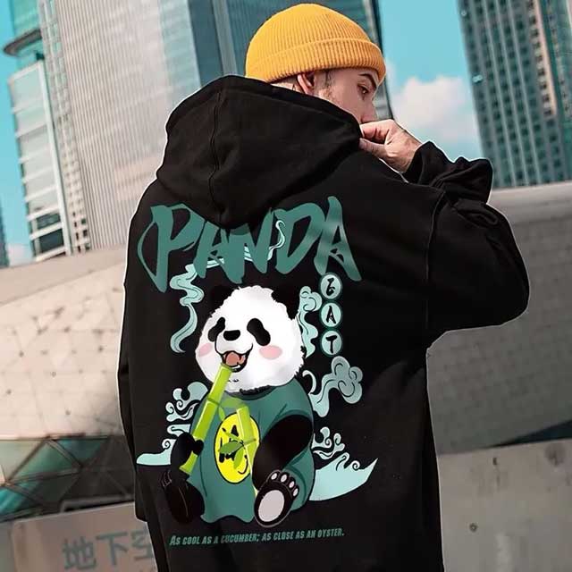 Panda hoodies for outlet guys