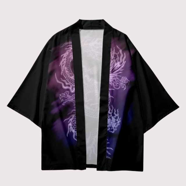 Purple Dragon Haori | Eiyo Kimono