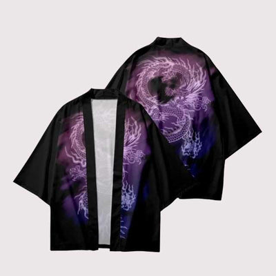 Purple Dragon Haori | Eiyo Kimono