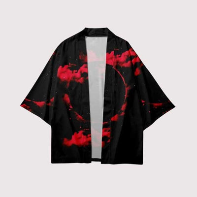 Red Moon Haori | Eiyo Kimono