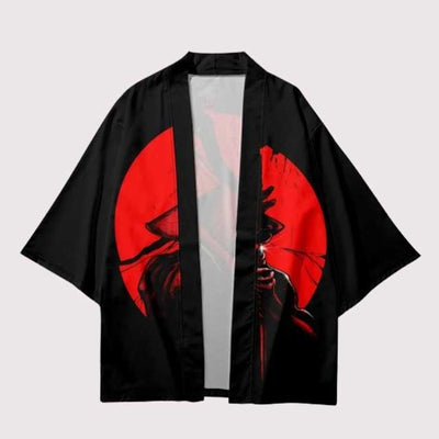 Red Samurai Haori | Eiyo Kimono