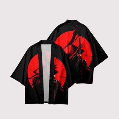 Red Samurai Haori | Eiyo Kimono