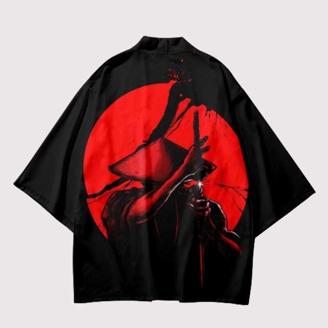 Red Samurai Haori | Eiyo Kimono