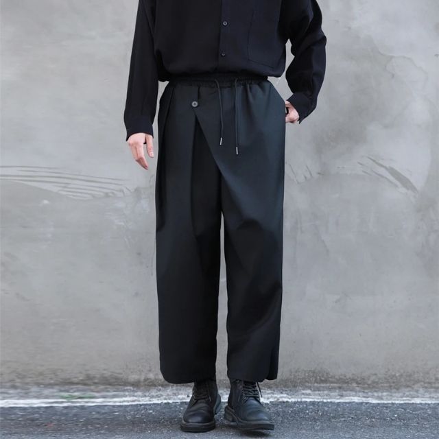 Streetwear Hakama Pants — streetwear hakama pants in black, unisex