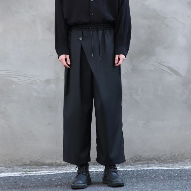 Streetwear Hakama Pants — streetwear hakama pants in black, unisex