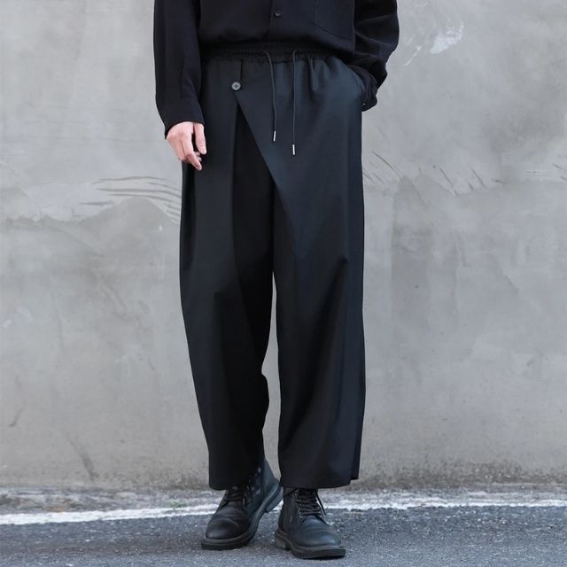 Streetwear Hakama Pants — streetwear hakama pants in black, unisex