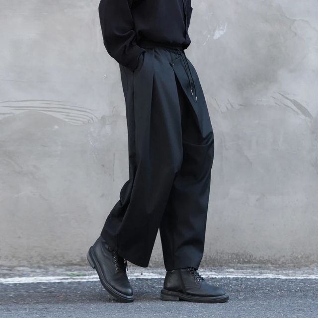 Streetwear Hakama Pants — streetwear hakama pants in black, unisex