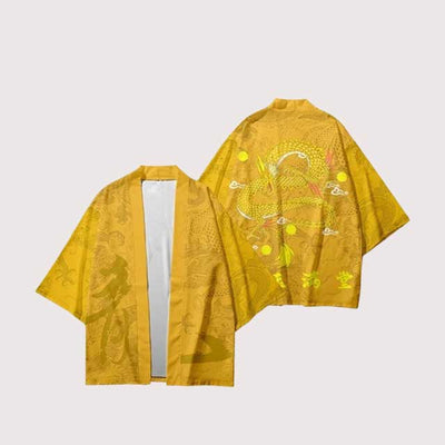 Yellow Dragon Haori | Eiyo Kimono