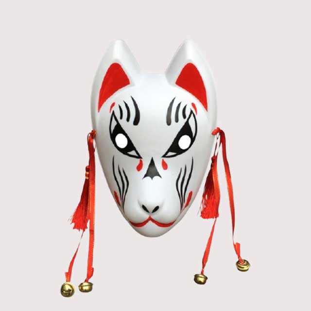 metrisk drivhus Betinget Kitsune Mask | Eiyo Kimono
