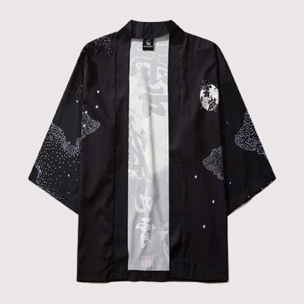 Black Crane Kimono | Eiyo Kimono