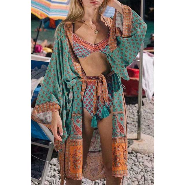 Boho Kimono Robe | Eiyo Kimono