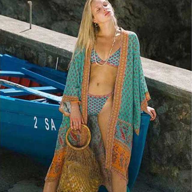 Boho Kimono Robe | Eiyo Kimono