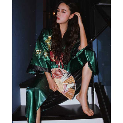 Emerald Green Kimono | Eiyo Kimono