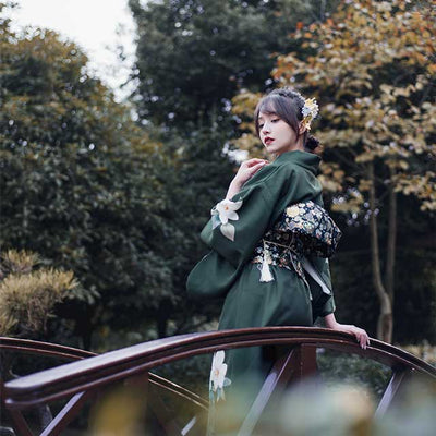 Green Kimono | Eiyo Kimono