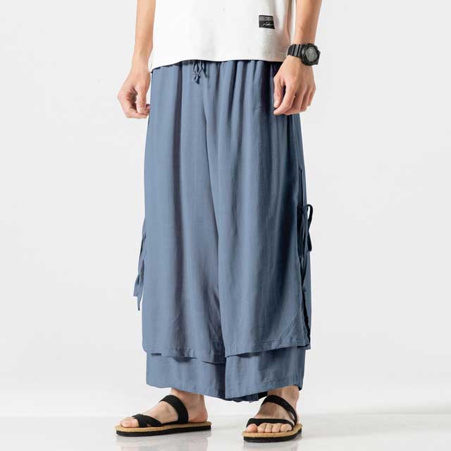 KYOETSU Men's Japanese Hakama Pants Type (X-Small, Grey) : Buy Online at  Best Price in KSA - Souq is now : Fashion