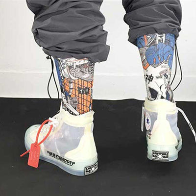 Printed Japanese Ankle Socks | Eiyo Kimono