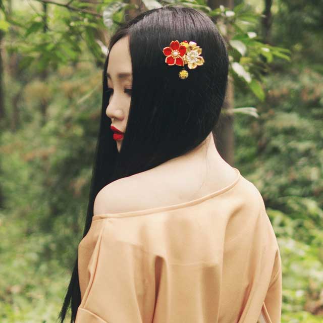 Japanese Flower Hair Pin | Eiyo Kimono