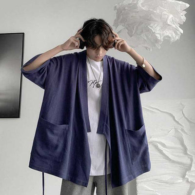 Men's Japanese Style Kimono Cardigan