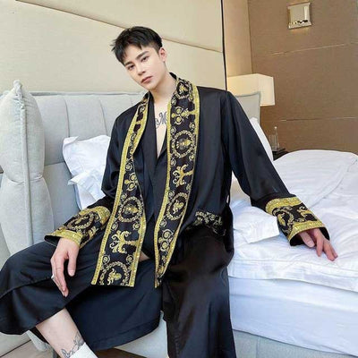 Men's Japanese Nightgown | Eiyo Kimono