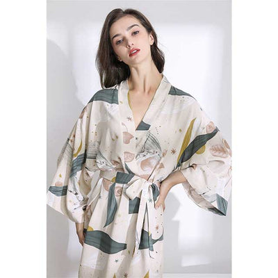 Japanese Silk Robe | Eiyo Kimono