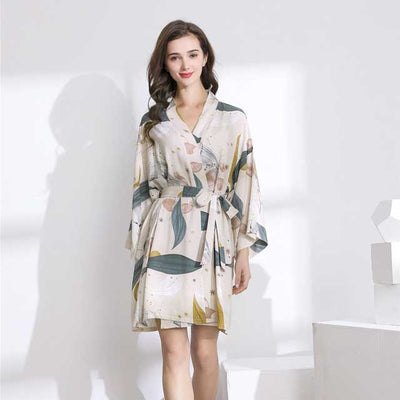 Japanese Silk Robe | Eiyo Kimono