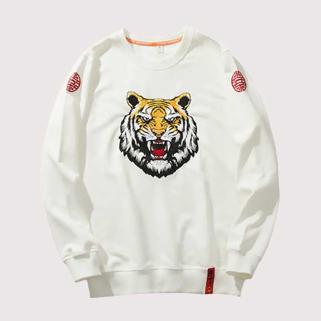 Japanese Tiger Sweatshirt | Eiyo Kimono