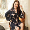 Silk Kimono Bathrobe | Eiyo Kimono