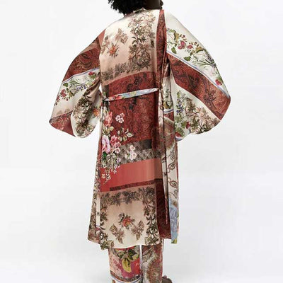 Two Piece Set Printed Kimono | Eiyo Kimono