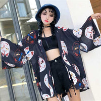 Kitsune Mask Haori Jacket | Eiyo Kimono