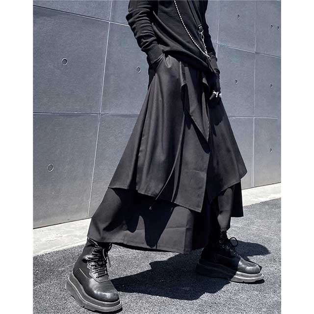 Hakama Pants V2 Black Cotton Unisex Oversized - Etsy | Hakama pants,  Clothes design, Concept clothing
