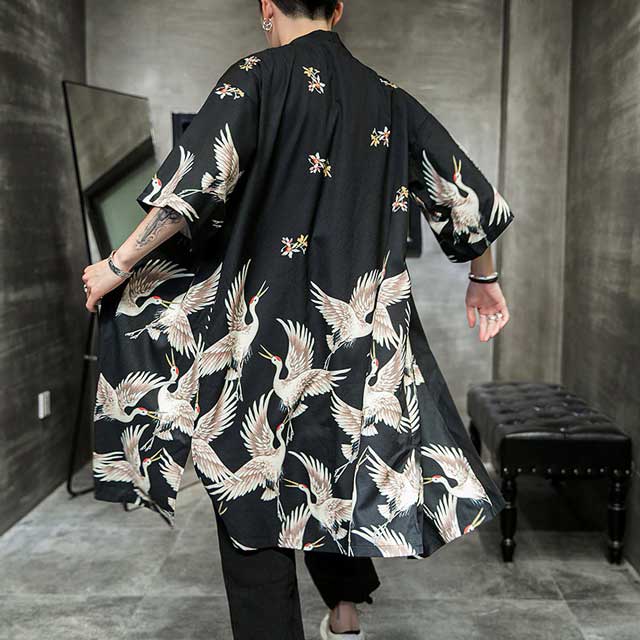 Men Kimono Jacket | Eiyo Kimono, L