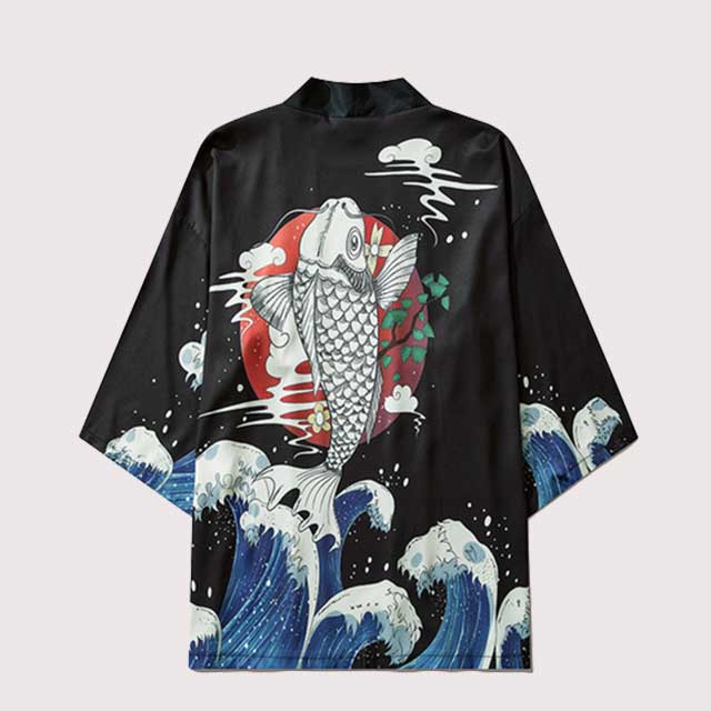 Men's Short Kimono Robe | Eiyo Kimono