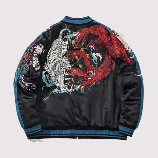 Men's Souvenir Bomber Jacket | Eiyo Kimono