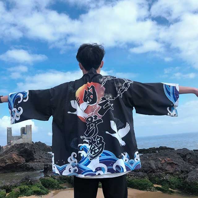 Ocean Waves Anime Jacket
