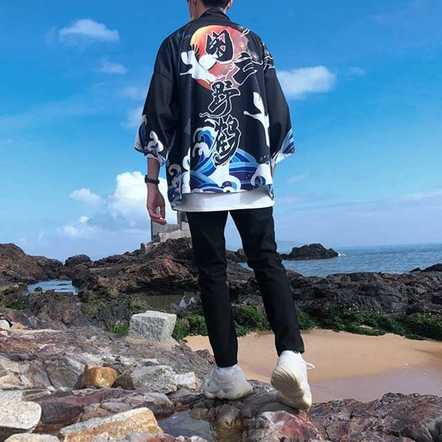 Ocean Waves Anime Jacket