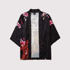 Red Floral Kimono Cardigan | Eiyo Kimono
