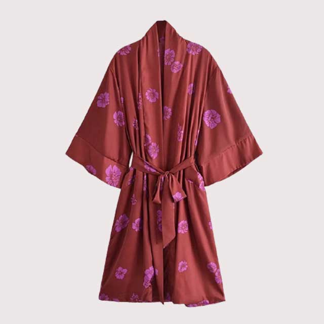 Red Kimono Dress | Eiyo Kimono